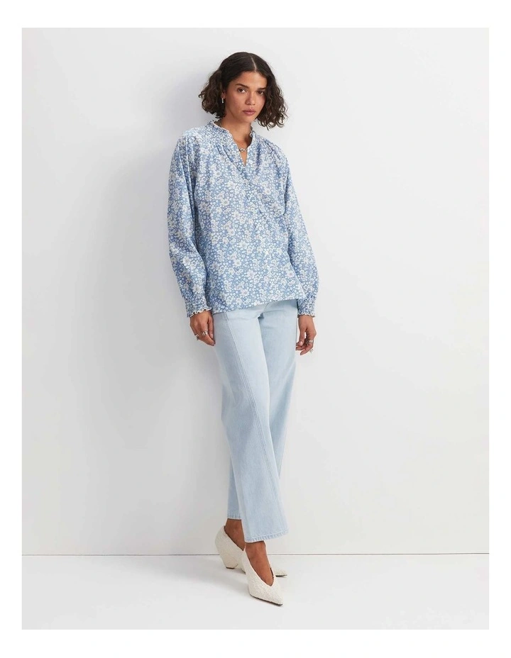 Betsy Boo Liberty Blouse in Blue image 2