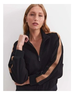 Misha Track Jacket in Black