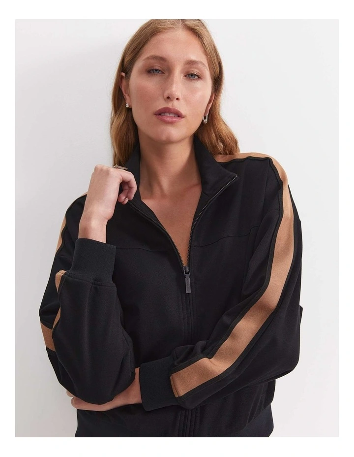 Misha Track Jacket in Black image 1