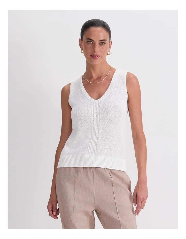 Josie Tape Yarn Knit Singlet image 4