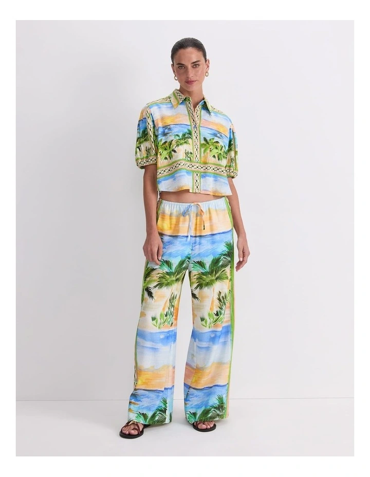 Sunset Palm Blouse image 1