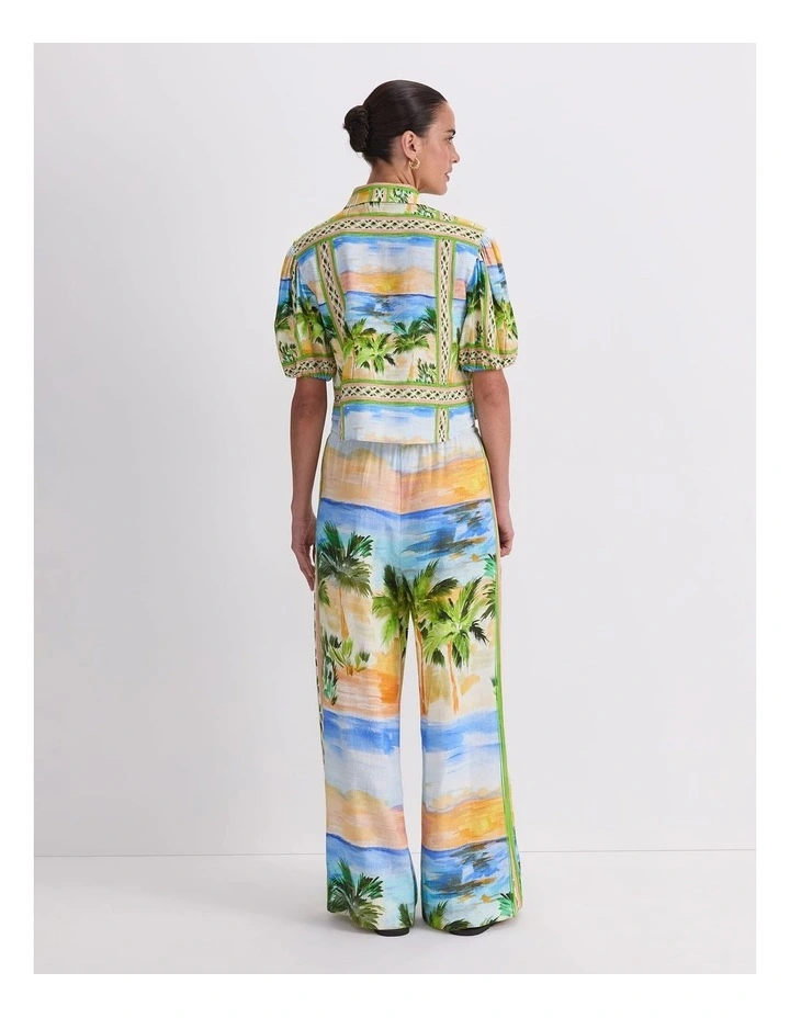 Sunset Palm Blouse image 2