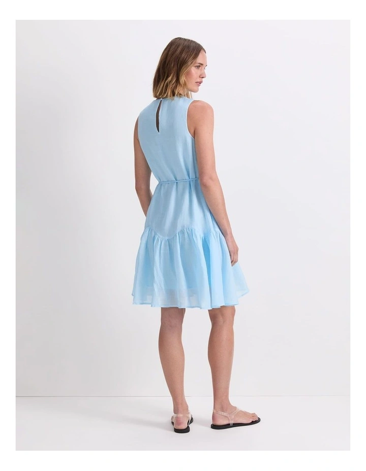 Briella Mini Dress in Blue image 2