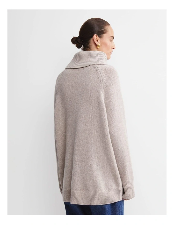 Sunshine Chunky Sweater in Brown image 2