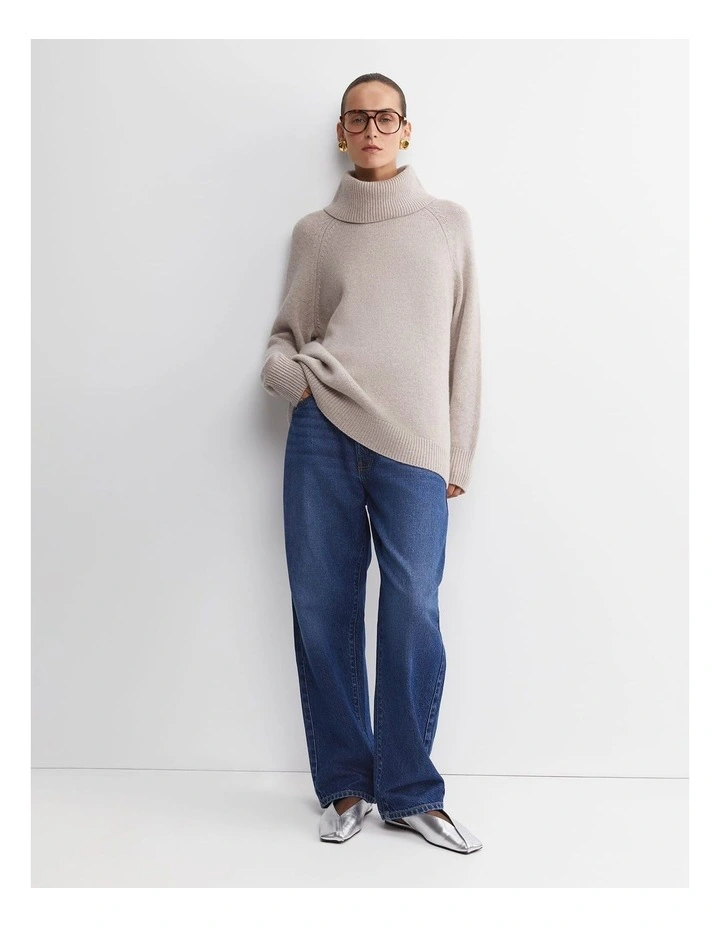 Sunshine Chunky Sweater in Brown image 3