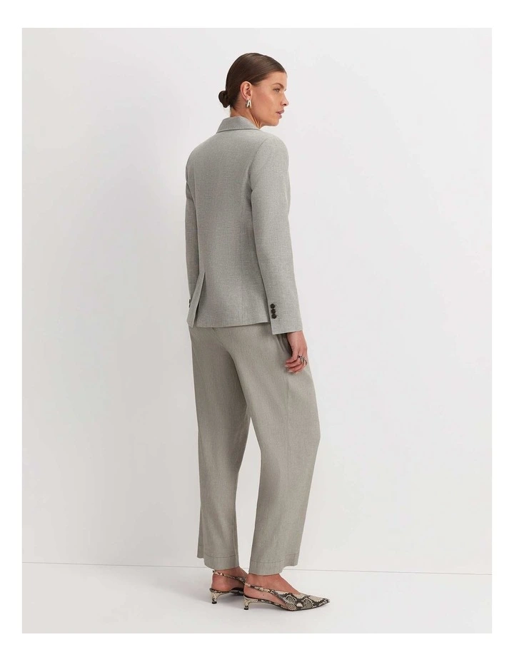 Stevie Textured Blazer in Green image 2