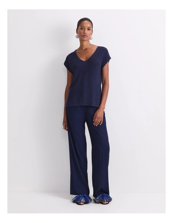 Luisa V-Neck Knit Top image 3