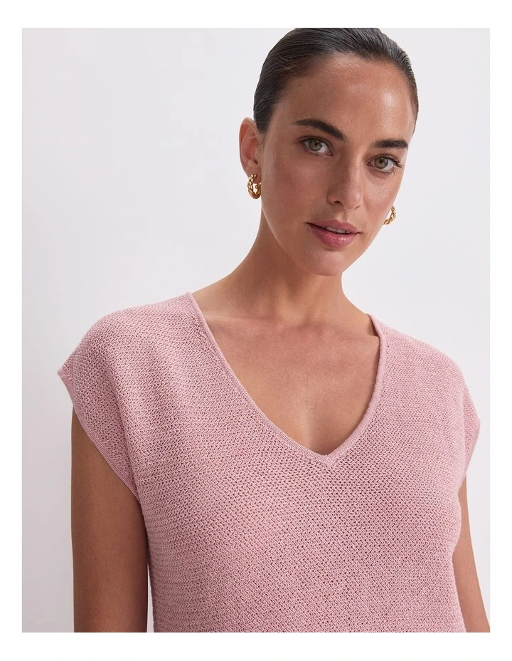 Luisa V-Neck Knit Top image 6