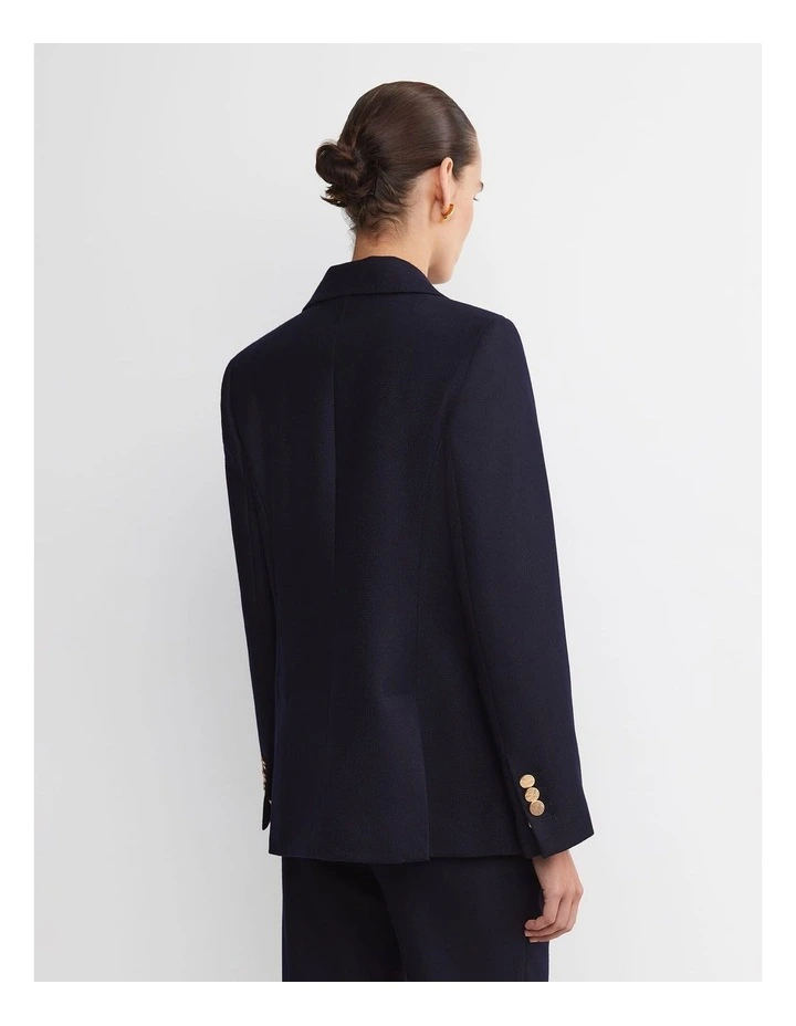 Frankie Single Breasted Blazer in Blue image 5