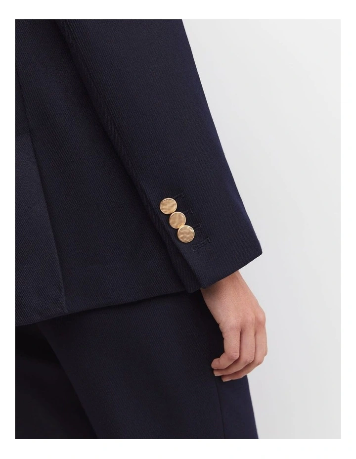 Frankie Single Breasted Blazer in Blue image 6