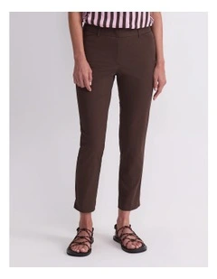 Evie Capri Pant in Brown