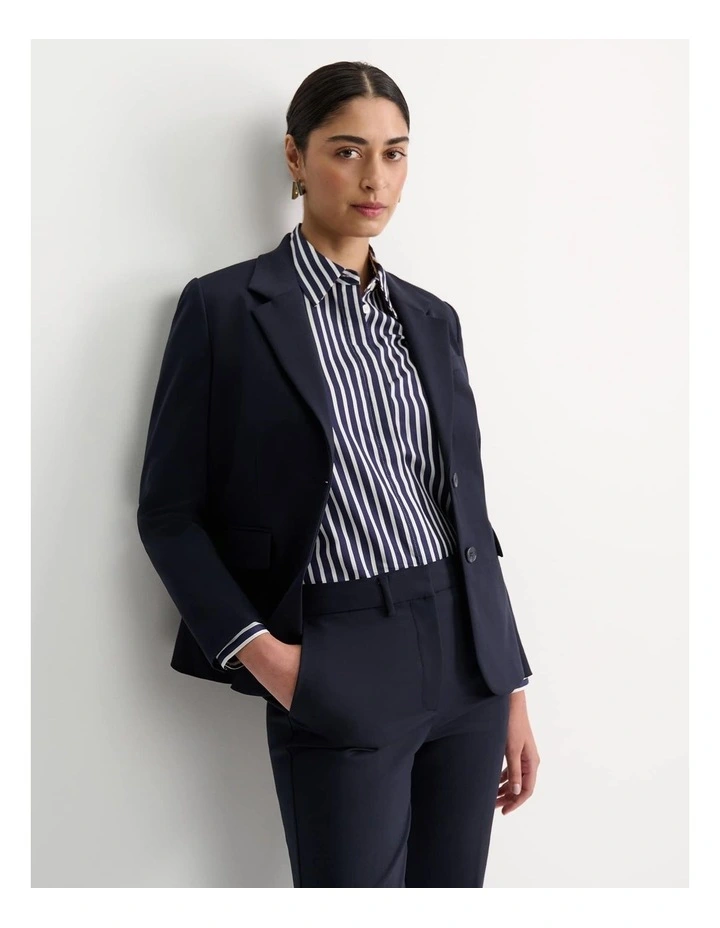 Yvette Blazer in Navy image 1