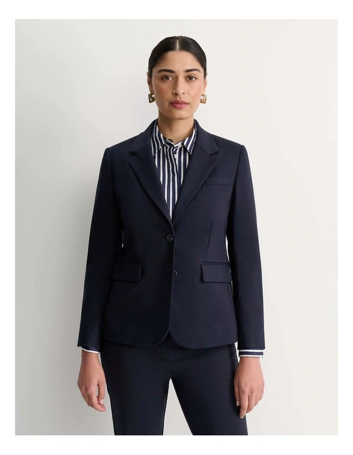 Yvette Blazer in Navy image 3
