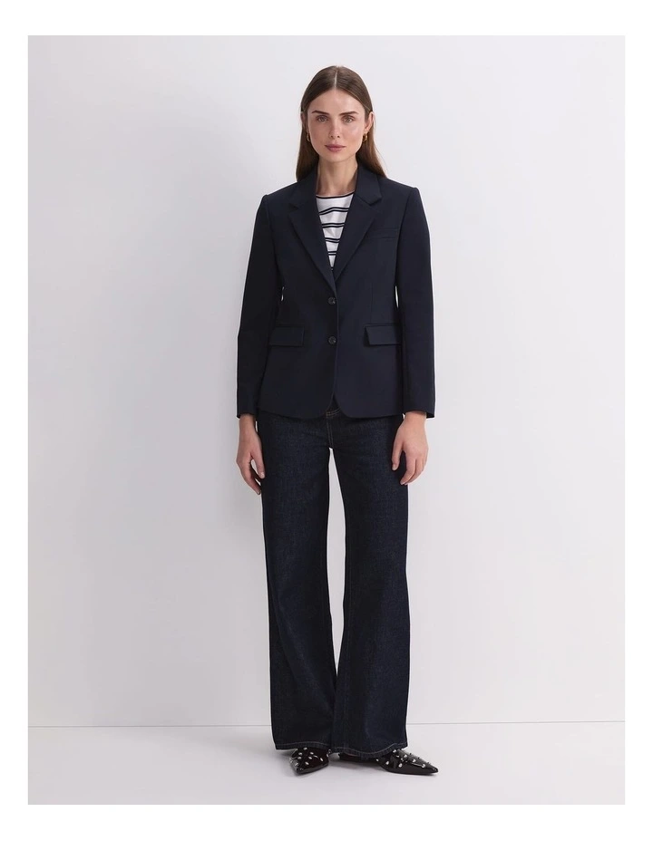 Yvette Blazer in Navy image 4