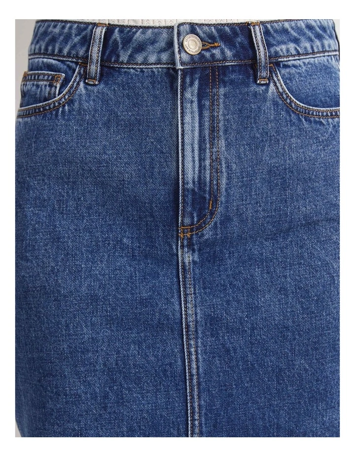 Allegra Denim Mini Skirt image 5