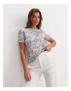 Felda Liberty Tee in Pink Multi