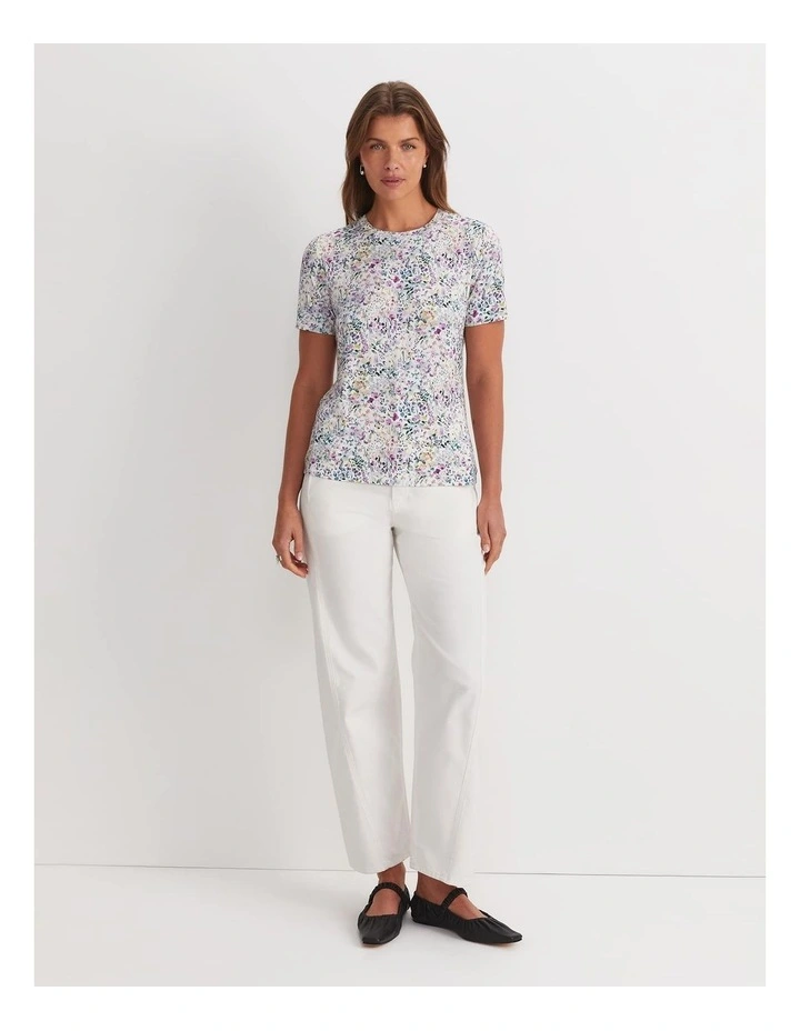 Felda Liberty Tee in Pink Multi image 2