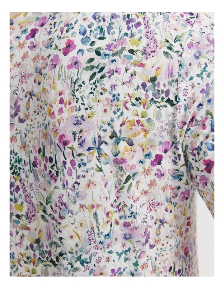 Felda Liberty Tee in Pink Multi image 3