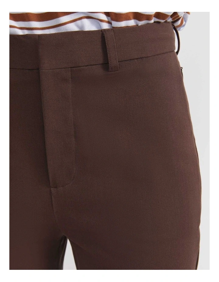 Felicity Straight Leg Pant in Chocolate image 3