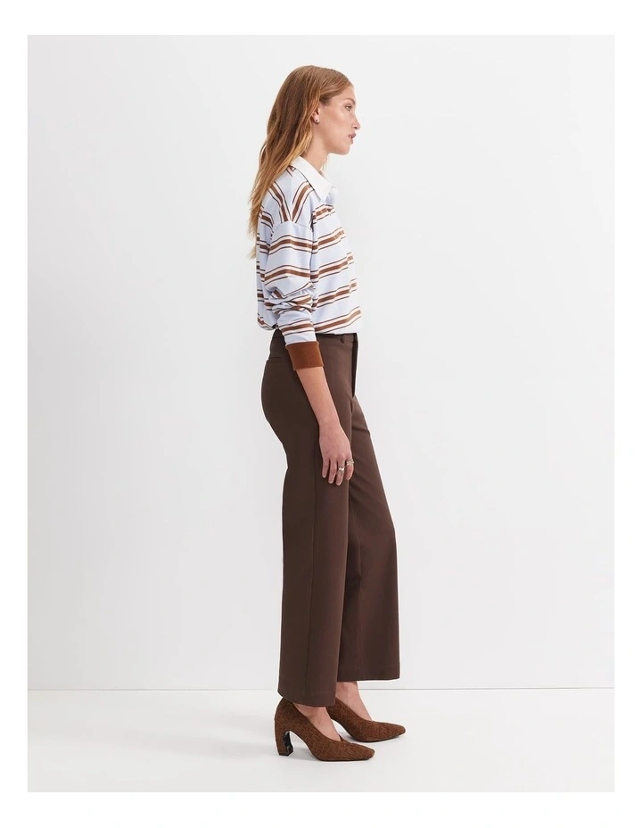 Felicity Straight Leg Pant in Chocolate image 4
