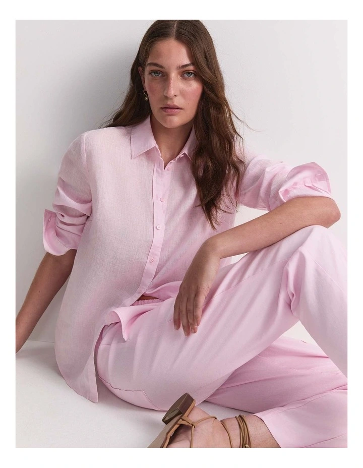 Rosa Tapered Linen Pant image 2