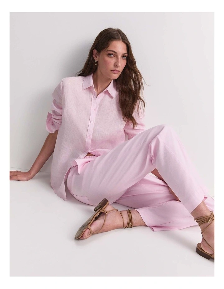 Rosa Tapered Linen Pant image 3