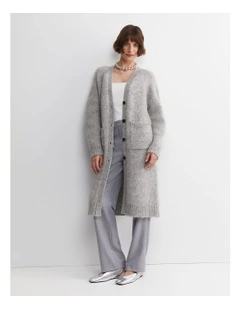 Sarish Cocoon Coatigan in Grey