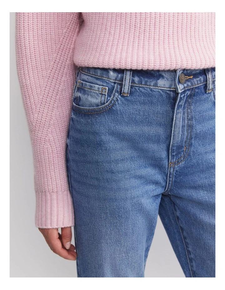 Victoria Straight Leg Jeans in Blue image 5