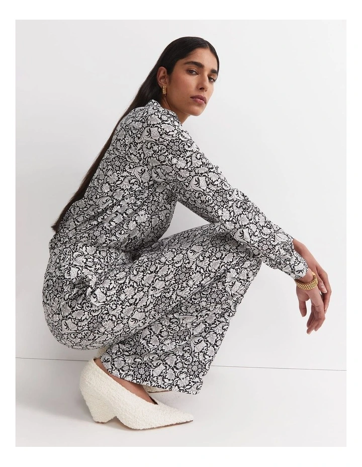 Robertson Liberty Wide Leg Pant in Multi image 3