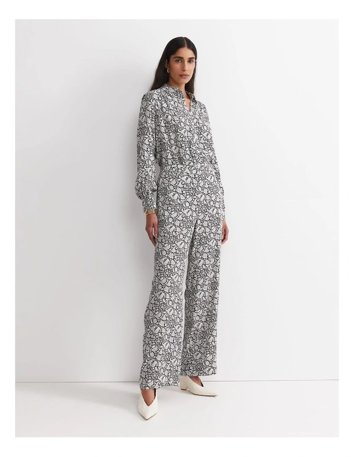 Robertson Liberty Wide Leg Pant in Multi image 4