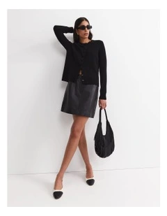 Sunshine Wool Cardigan in Black