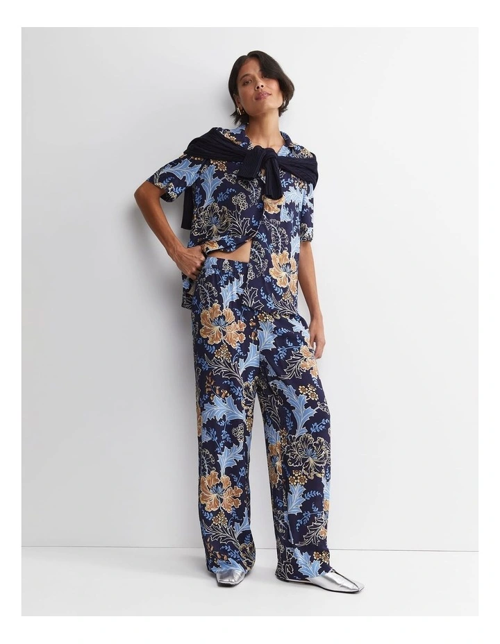 Poppy Liberty Wide Leg Pant in Multi image 1