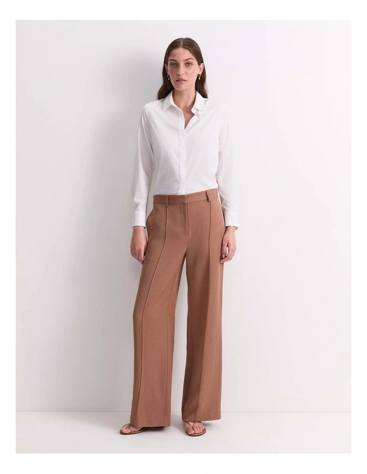 Valerie Straight Leg Pants in Brown image 3