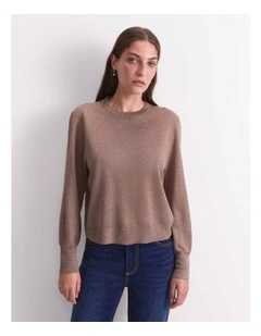 Sparkling Long Sleeve Relaxed Knit