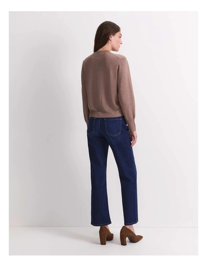 Sparkling Long Sleeve Relaxed Knit image 2