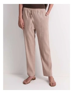 Rosa Tapered Linen Pant