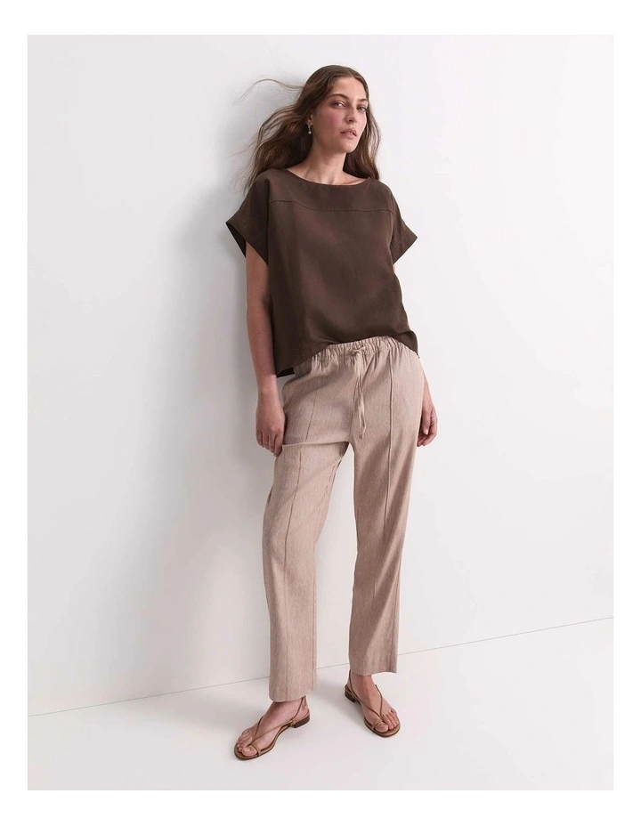 Rosa Tapered Linen Pant image 3