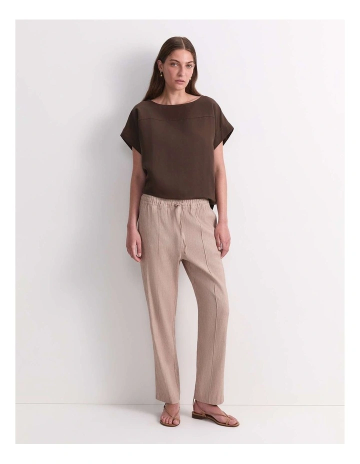 Rosa Tapered Linen Pant image 4