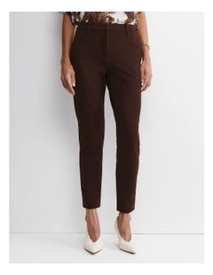 Evie Ponte Pant in Brown