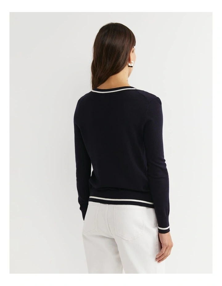 Francis Merino V-Neck Knit image 2