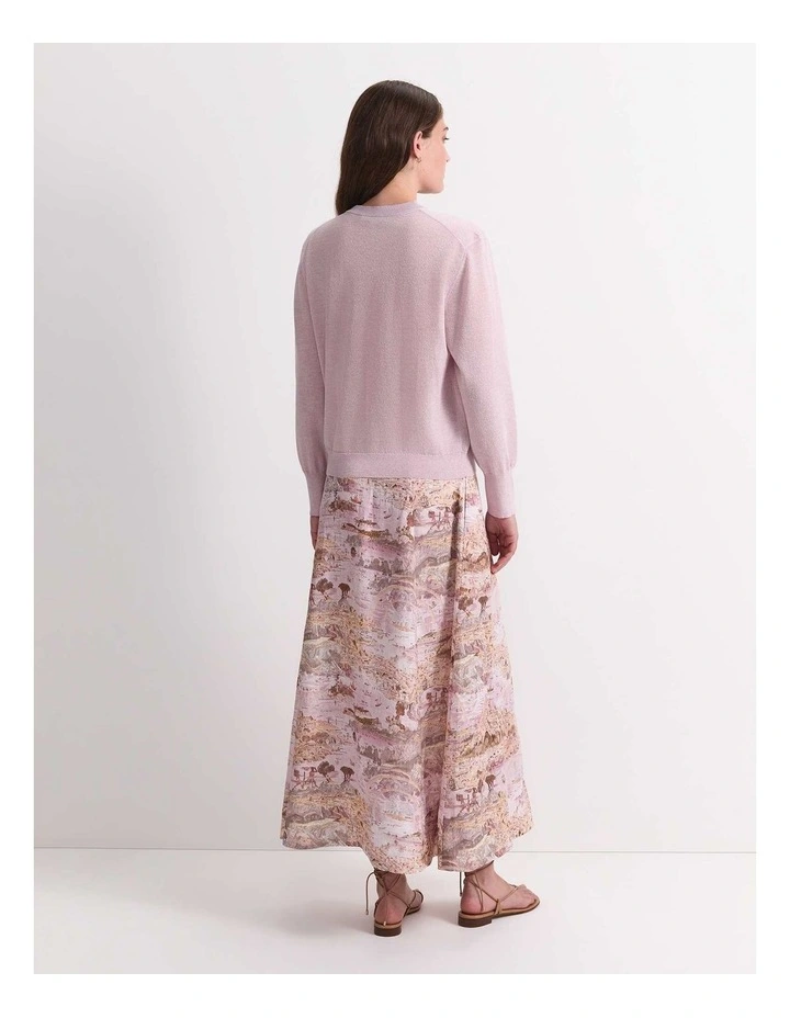 Sparkling Long Sleeve Relaxed Knit image 2