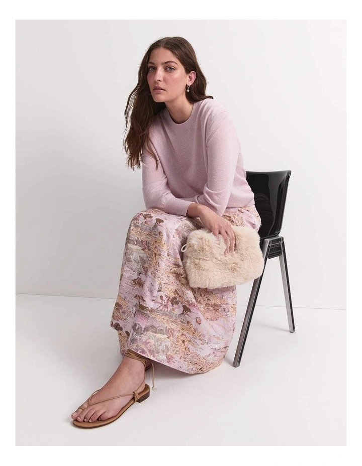 Sparkling Long Sleeve Relaxed Knit image 3