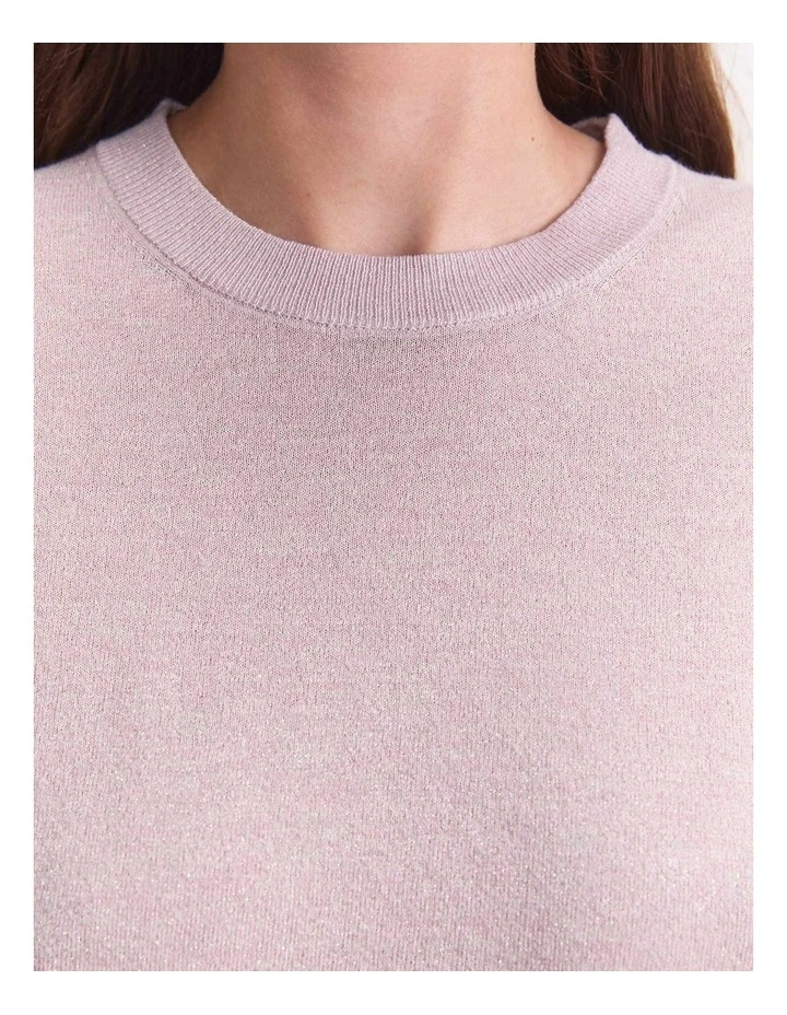 Sparkling Long Sleeve Relaxed Knit image 4