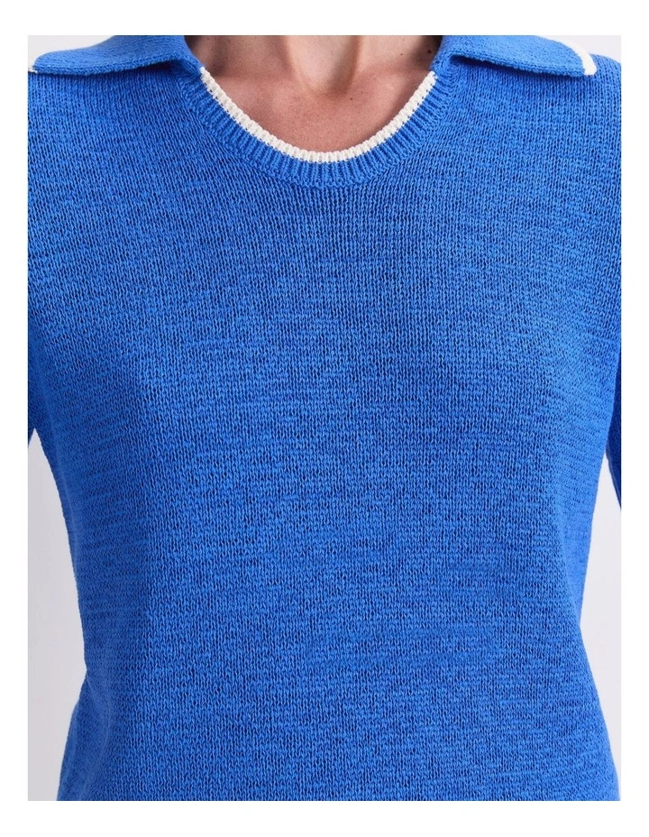 Josie Tape Yarn Knit Polo image 4