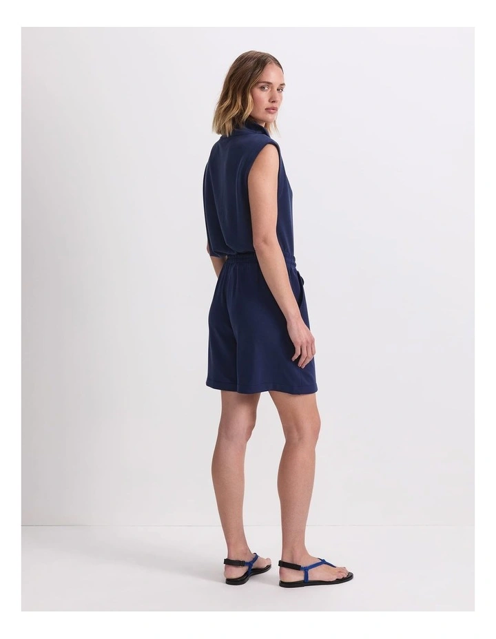 Kayla Track Short in Blue image 2