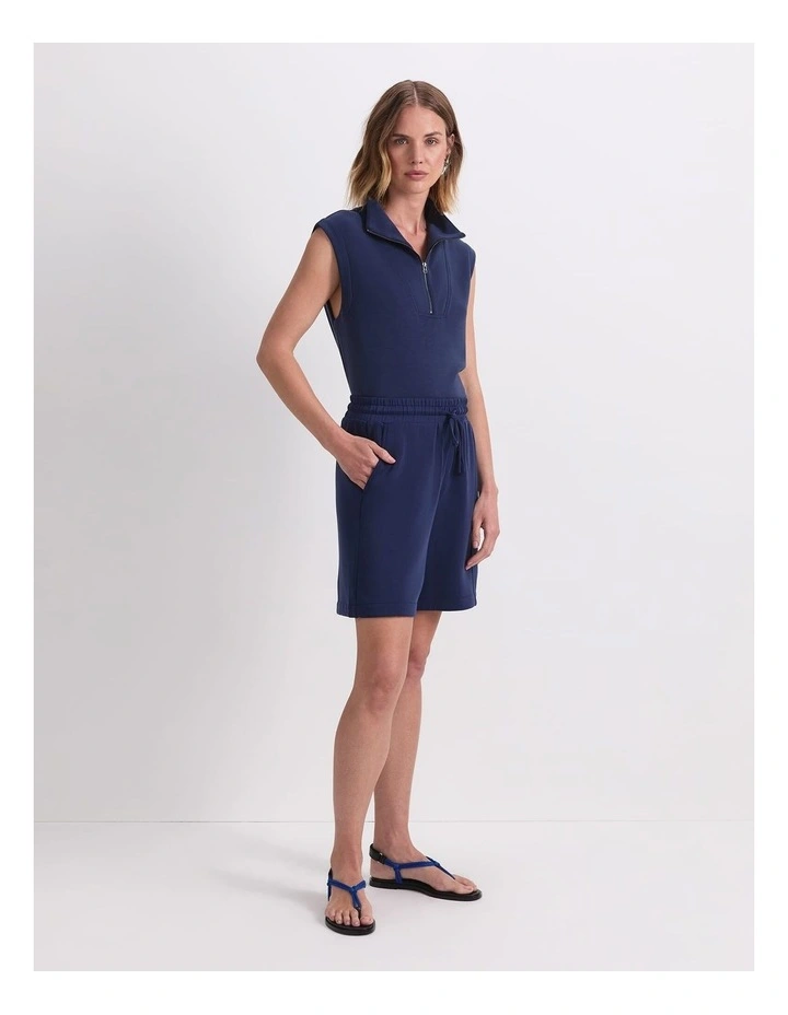 Kayla Track Short in Blue image 3