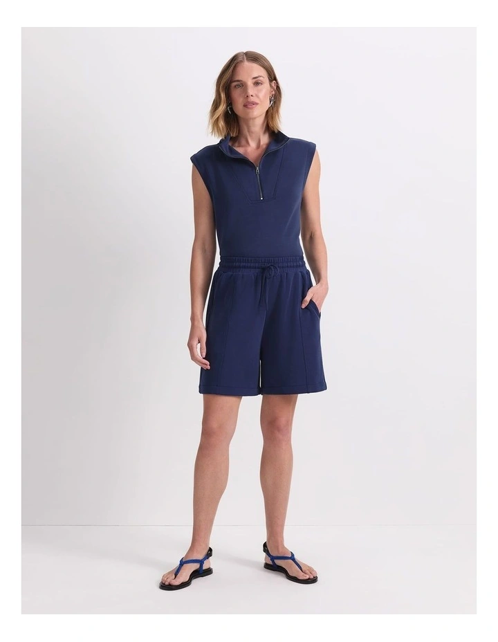 Kayla Track Short in Blue image 4