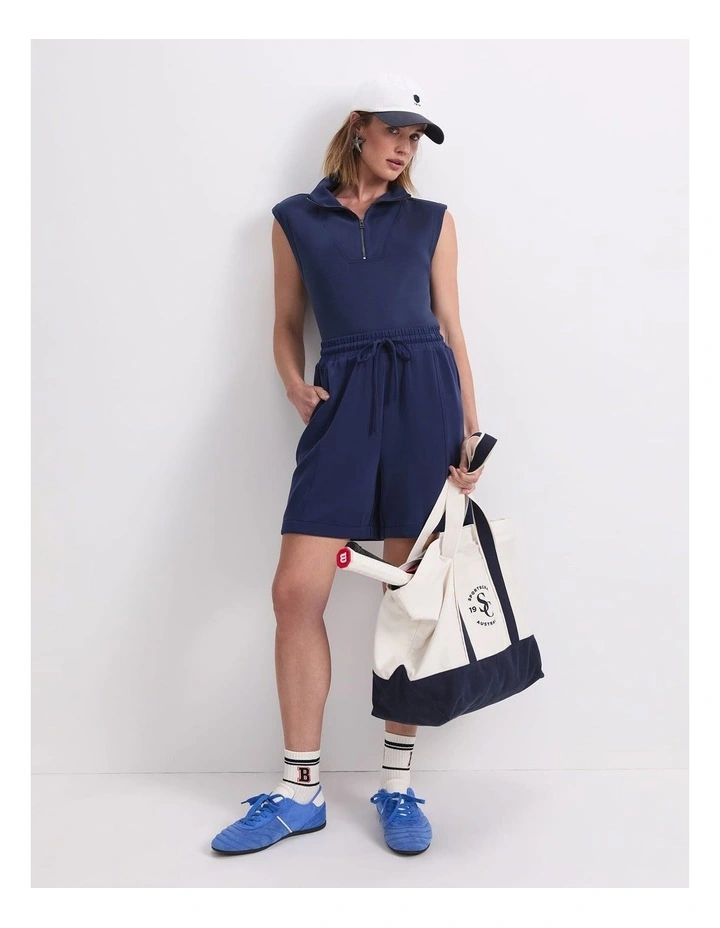 Kayla Track Short in Blue image 5