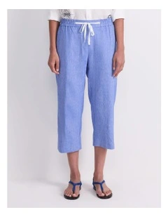 Rosa Crop Linen Pant