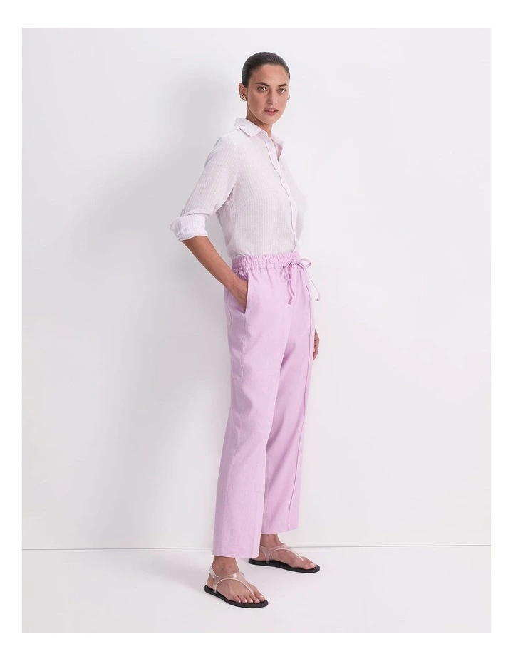 Rosa Tapered Linen Pant image 3